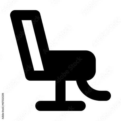 Barber Chair Solid Icon