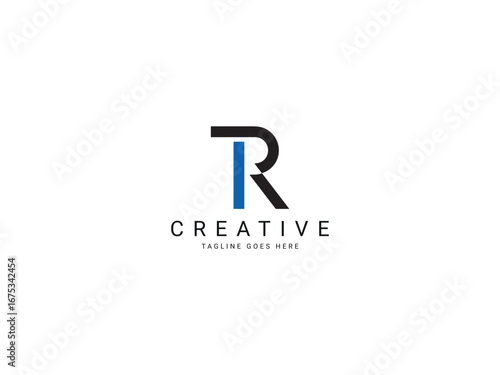 Free Download r modern letter logo	 - GFXLoad