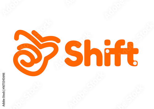 Shift logo with bold line
