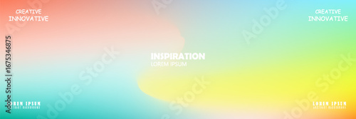 Soft pastel iridescent abstract background vector. Colorful rainbow freeform gradient, bright color texture, dreamy graphic blur. Beautiful art, trendy illustration for card, cover, backdrop. eps10