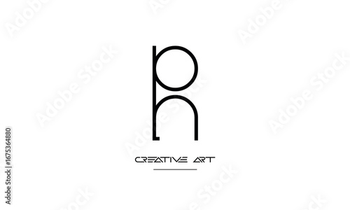 NP, PN, N, P abstract letters logo monogram