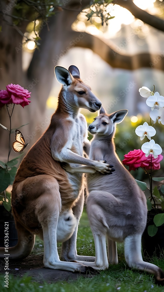 Obraz premium kangaroo in australia