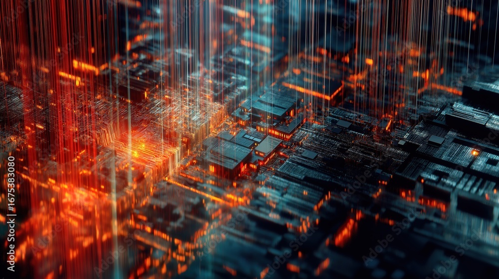 Obraz premium Artificial Intelligence Core