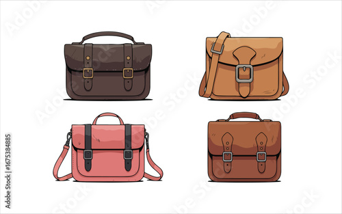 vector illustration of a bag