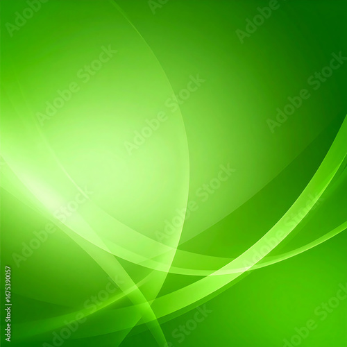 Bright green abstract background design