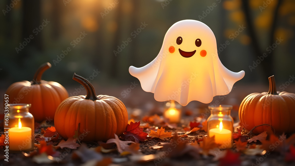 Naklejka premium Happy Halloween