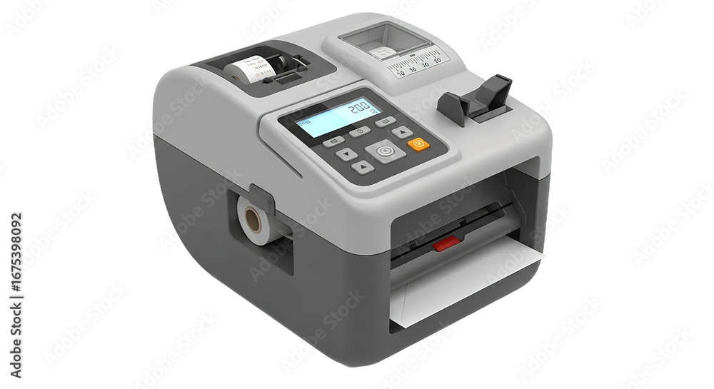 Fototapeta premium Modern Electronic Cash Counting Machine Device