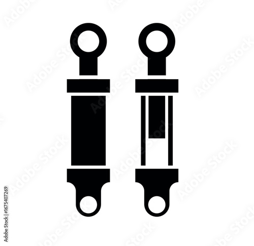 Hydraulic cylinder icon	