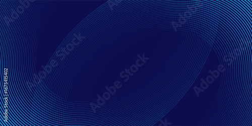 Abstract blue background with glowing curved lines. Shiny blue swirl curve ilustrations vector geometry nice