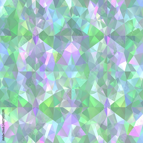 Abstract iridescent geometric pattern
