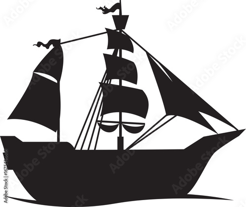 Ship and marine boat set water transport symbol. vessels for travel and transportation set of ship at sea, sail boats, yacht, passenger craft, cruiser and cargo ships Warship navy silhouettes set