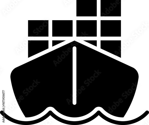 Ship and marine boat set water transport symbol. vessels for travel and transportation set of ship at sea, sail boats, yacht, passenger craft, cruiser and cargo ships Warship navy silhouettes set