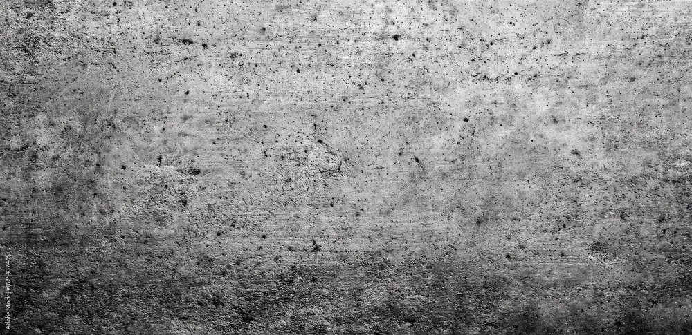 Obraz premium Gray concrete wall texture with subtle variations in tone and speckled surface