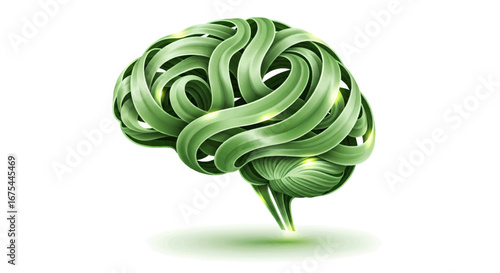 World Mental Health Awareness Day Cultivating a Healthy Mind with a Symbolic Brain Image