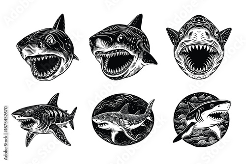 Beautiful and playful Shark