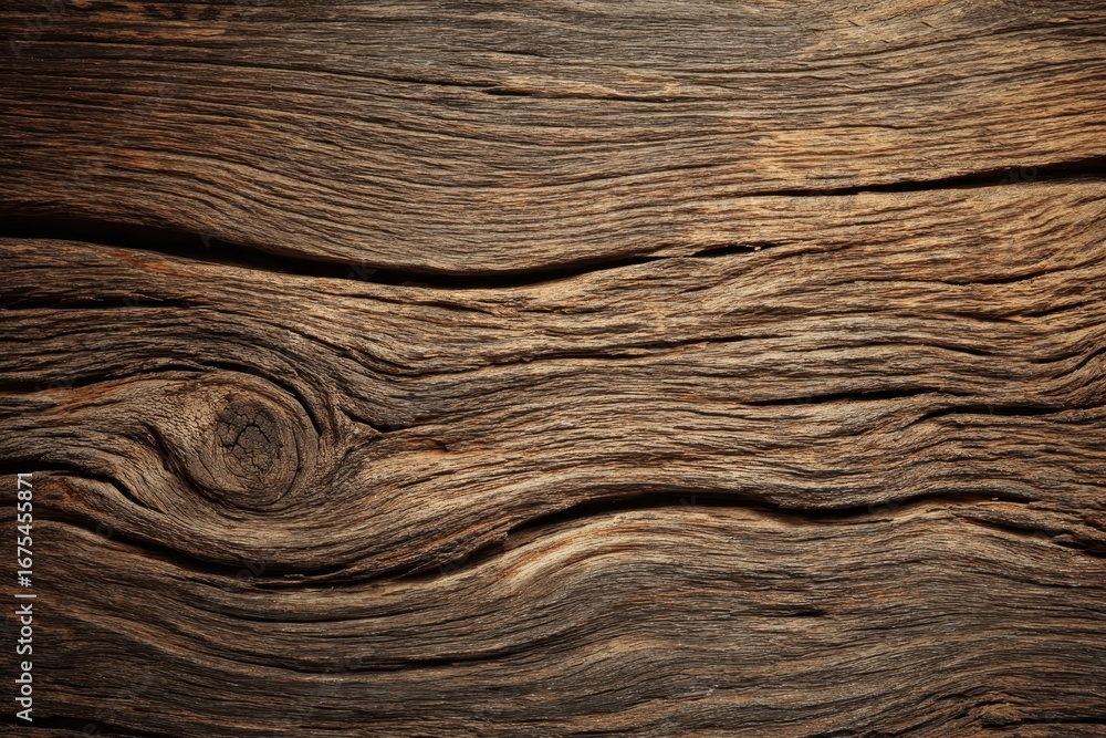 Naklejka premium Textured wood background with natural grain patterns highlighting the beauty and warmth of rustic materials, perfect for design, decoration, or crafting projects