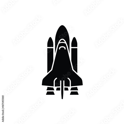 Space shuttle launch vehicle spacecraft rocket