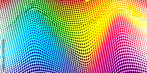 Abstract colorful gradient background halftone vector