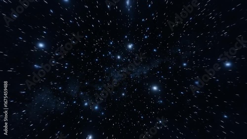 Sparkling Starry Night Sky, Cosmic Wonders and Infinite Universe Beauty