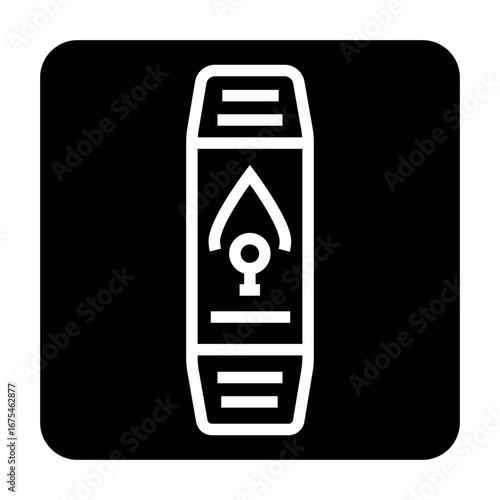 smart watch menstruation color flat icon for digital and print projects.  Minimal clean icons for apps and websites.