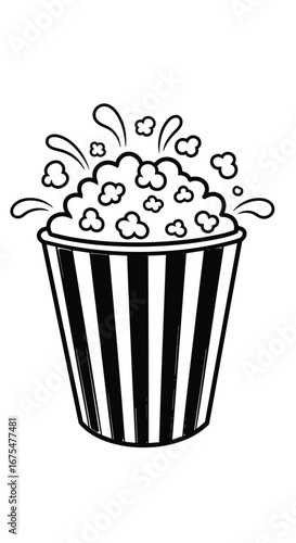 Deliciously popped corn kernel treat for movie nights and casual snacking experiences
