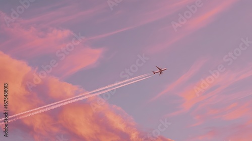 airplane in the sky