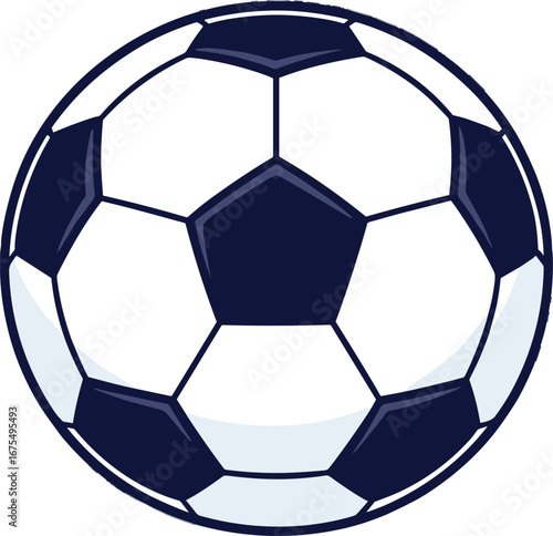 Classic Black White Soccer Ball Football Sport Equipment