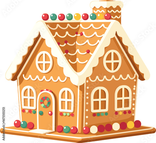 Gingerbread House Christmas Holiday Decoration Sweet Treat