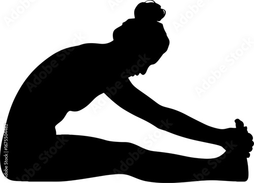 Flexible Woman Stretching for Fitness and Yoga Practices