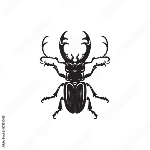 Longhorn Beetle Vector (7).eps