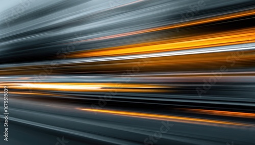 Abstract motion blur of streaks