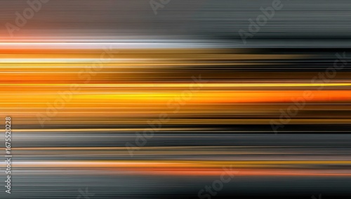 Abstract speed blur, horizontal streaks of color