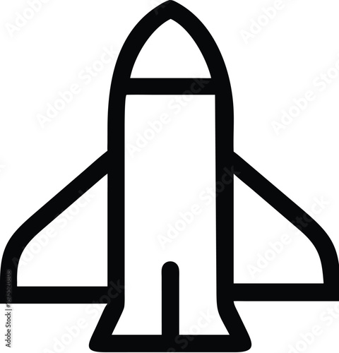 Space Shuttle Silhouette spacecraft rocket
