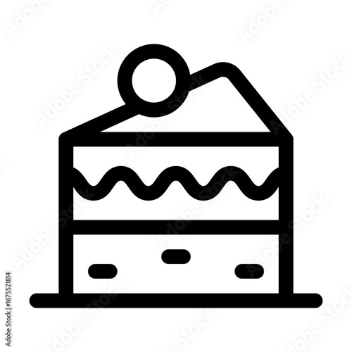 Cake Icon Outline