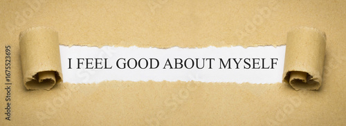 I feel good about myself