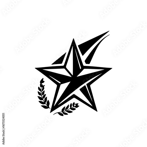 Black and White Star Icon for Victory and Excellence
A bold, symbolic vector icon of a star, designed in a clean black and white style. This icon represents victory, excellence
