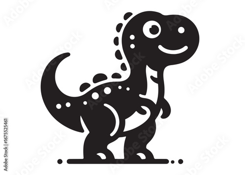 dinosaur logo silhouette vector, dinosaur logo vector silhouette illustration, tyrannosaurus rex silhouette logo vector, powerful predator dinosaur logo silhouette vector on white background.