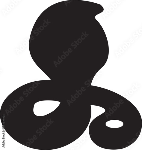 Perception Loop – Abstract Silhouette with Bulbous Top and Dual Circular Cutouts, Optical, Conceptual, Minimalist, Artistic, Ambiguous
