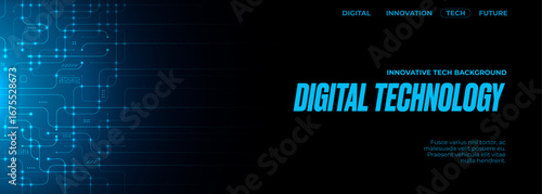 Modern tech poster with seamless geometric patterns. Clean banner design showcasing digital networks, gradient waves, and minimalist futuristic backdrop for web projects.