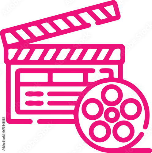 Filem simple icon. Vector ICON all icon Viktor
