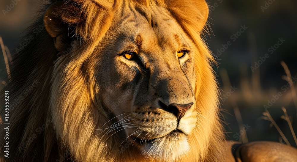 Fototapeta premium portrait of a lion