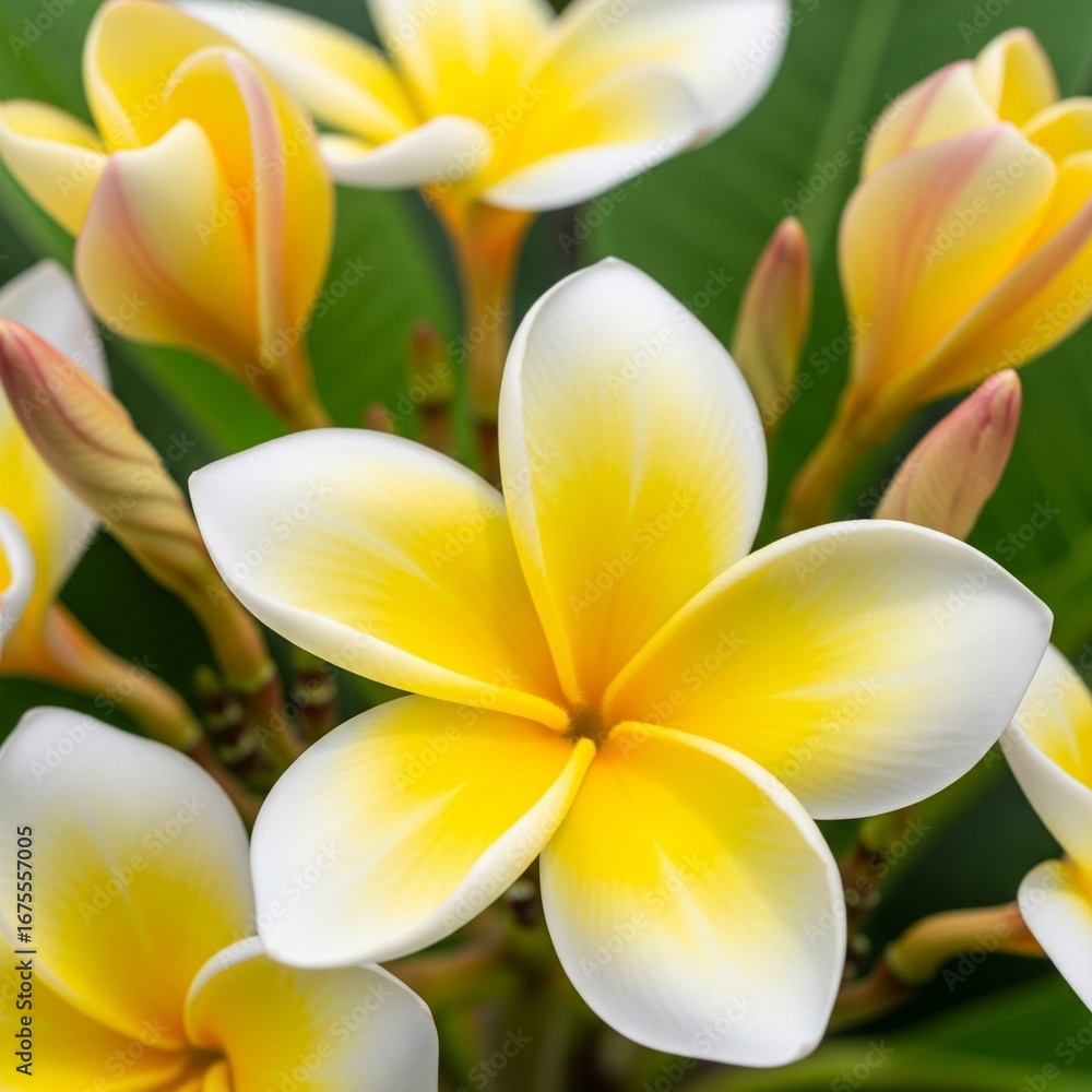Fototapeta premium frangipani plumeria flower