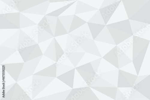 3d triangle shape mosaic overlap texture background | Vector geometric seamless gray, white cube square low polygon background | Abstract surface creative diamond pattern corporate, wall mate