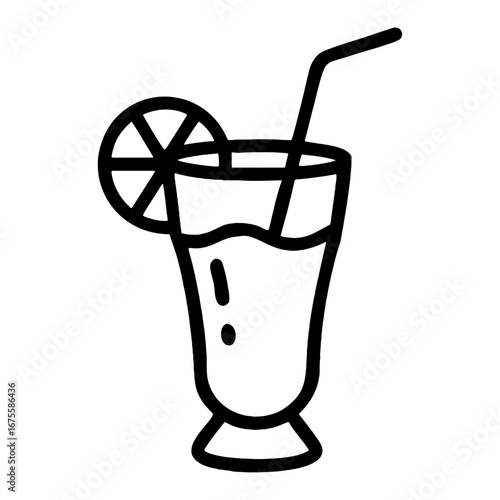 Minimalist collection of stylized digital illustrations and 3D renders of refreshing drinks.