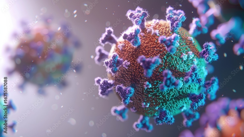 Fototapeta premium Rabies Virus and Animal Bites: Understanding Viral Transmission, Post-Exposure Prophylaxis, and High-Risk Animal Interactions – Essential Visual Resources for Public Health Campaigns, Veterinary Clini