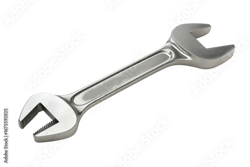 Wallpaper Mural Realistic metallic adjustable wrench showcasing detailed design and precision engineering on a clean background for industrial and DIY applications Torontodigital.ca