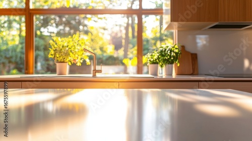 Sunlit Modern Kitchen Design.