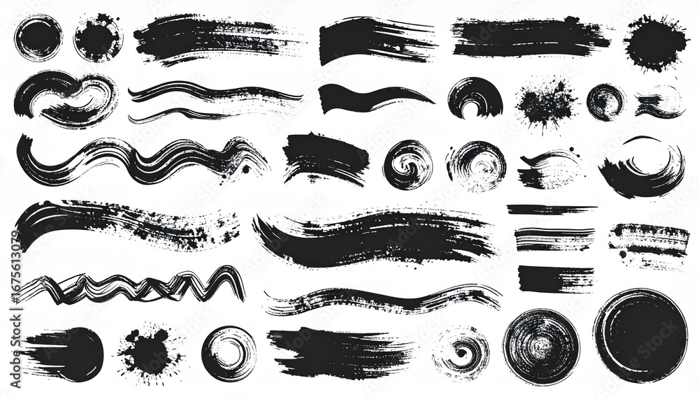 black icons on white 