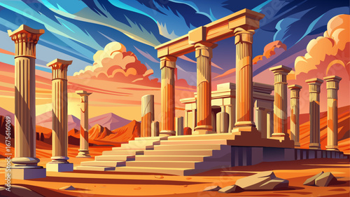Persepolis, Iran
Majestic stone columns rise from desert earth, intricate carvings and grand stairways whisper tales of power and artistry, reflecting the eternal grandeur of Persia’s ancient Persepol