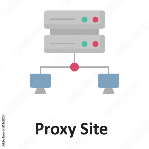  proxy site  Vector Icon which can easily modify or edit